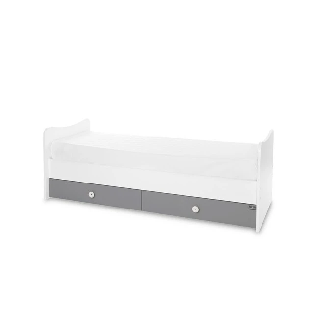 Κρεβάτι trend plus 70/160 χρώμα λευκό/stone grey-3box