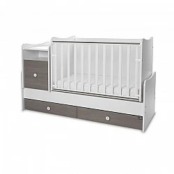 Κρεβάτι trend plus new 70/160 χρώμα λευκό/καφέ-3box
