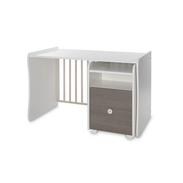 Κρεβάτι trend plus new 70/160 χρώμα λευκό/καφέ-3box