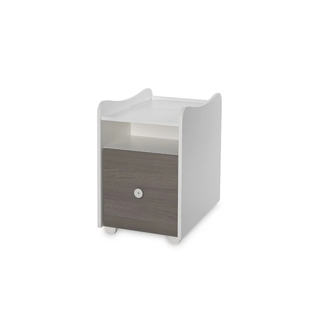 Κρεβάτι trend plus new 70/160 χρώμα λευκό/καφέ-3box
