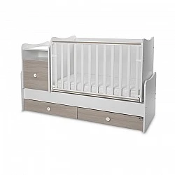Κρεβάτι trend plus new 70/160 χρώμα λευκό/κεχριμπάρι-3box