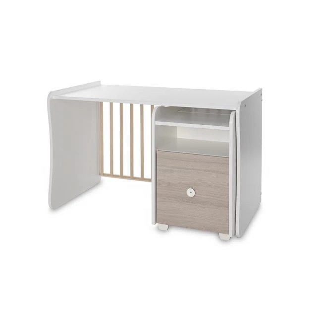 Κρεβάτι trend plus new 70/160 χρώμα λευκό/κεχριμπάρι-3box