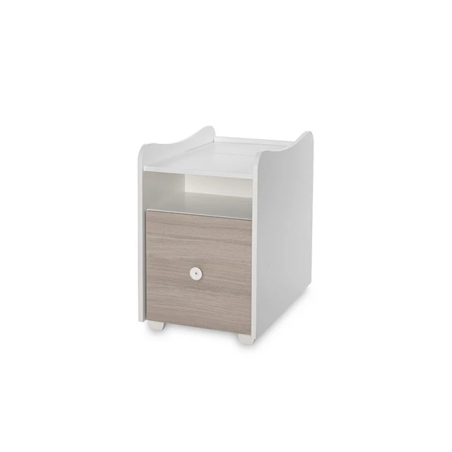 Κρεβάτι trend plus new 70/160 χρώμα λευκό/κεχριμπάρι-3box