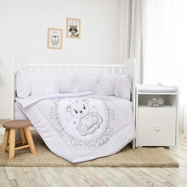 Σετ κρεβατιού trend ranfors bear gray