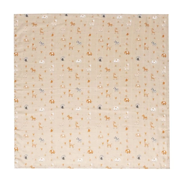 Σετ 3 πάνες από μουσελίνα Bebe-Jou 70x70cm - Steppe