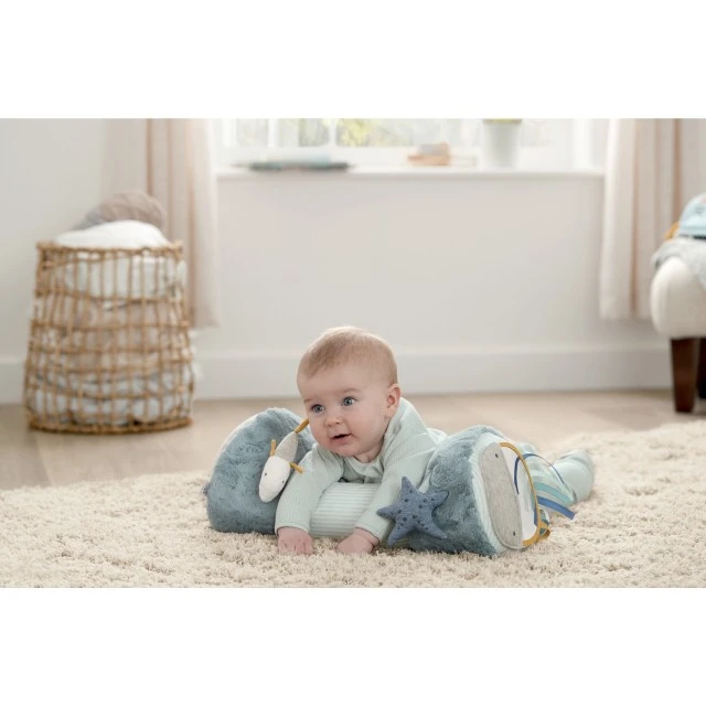 Mamas & Papas παιχνίδι Tummy Time Roll - Welcome to the world Blue