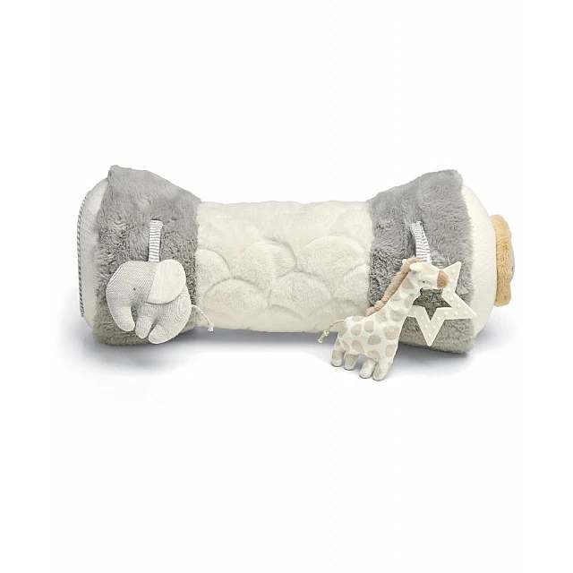 Mamas & Papas παιχνίδι Tummy Time Roll - Welcome to the world Grey