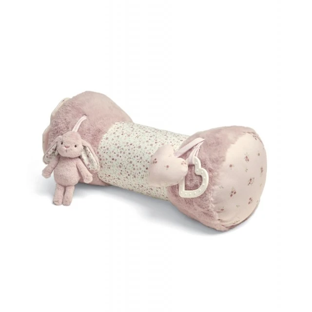 Mamas & Papas Tummy Time Roll Toy - Welcome to the world Pink