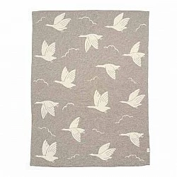 Πλεκτή κουβέρτα Mamas & Papas 70x90cm - Welcome To The World Duckling Mocha