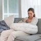 Doomoo Buddy Mother's Pillow - Family Grey
