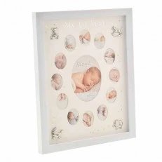 Κορνίζα Widdop Bambino Το πρώτο μου έτος - ασημένια εικονίδια