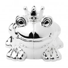 Widdop Bambino επίχρυσο κουμπαράς βατράχι με στέμμα - Frog