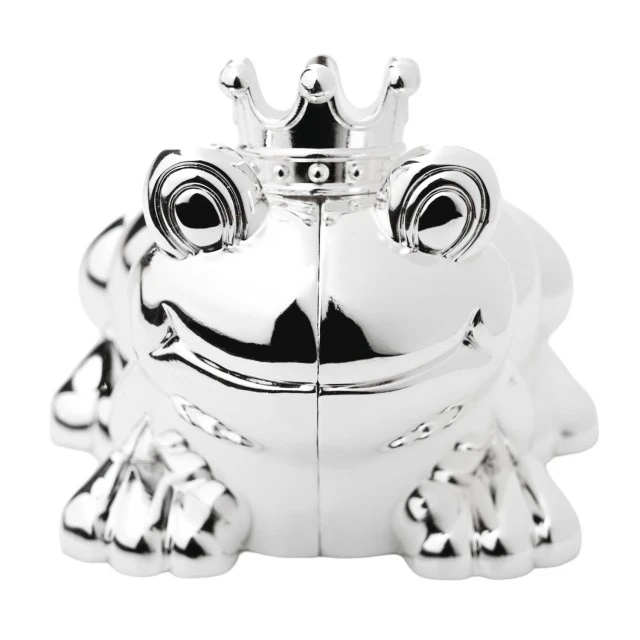 Widdop Bambino επίχρυσο κουμπαράς βατράχι με στέμμα - Frog