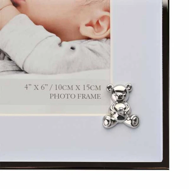 Widdop Bambino επίχρυση κορνίζα για φωτογραφία με διακόσμηση - Teddy Blue