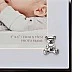 Widdop Bambino επίχρυση κορνίζα για φωτογραφία με διακόσμηση - Teddy Blue