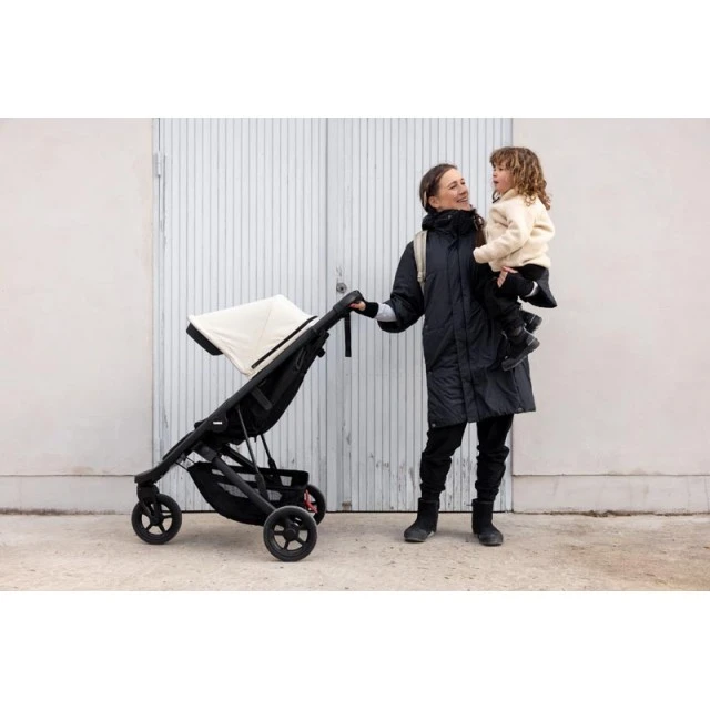Thule Stroller Spring - Απαλό Μπεζ/σασί Μαύρο
