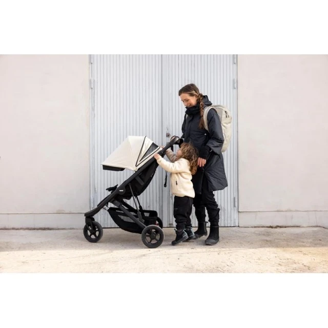 Thule Stroller Spring - Απαλό Μπεζ/σασί Μαύρο