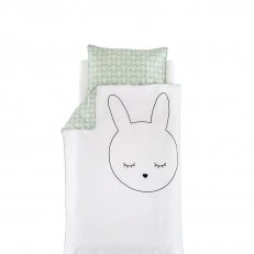 Traumeland σετ σεντόνια για κρεβάτι Cuddly bunny