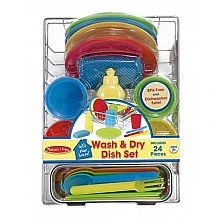 Melissa &amp; Doug - Σετ στεγνωτηρίου με πιάτα και σκεύη