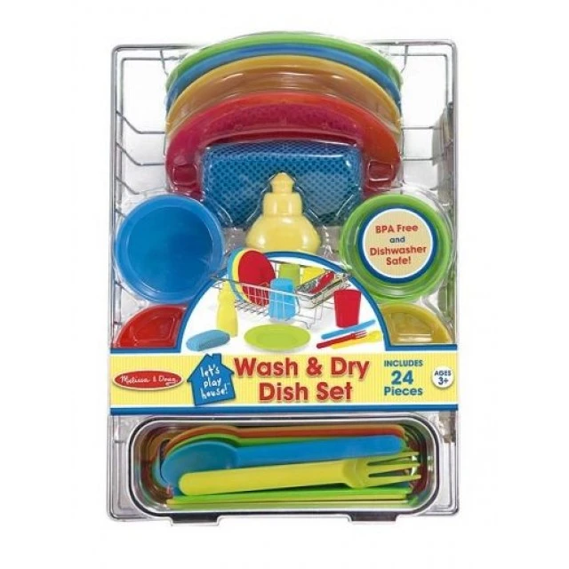 Melissa &amp; Doug - Σετ στεγνωτηρίου με πιάτα και σκεύη