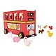 Bigjigs - Ξύλινος παιδικός σορτέρ - Κόκκινο λεωφορείο