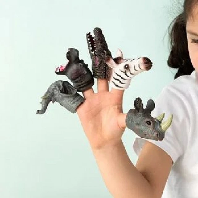 Μαριονέτες Safari Finger Puppets (5 τεμ.) - Rex London
