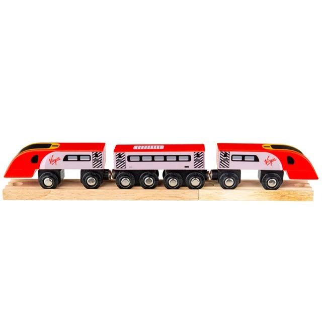 Bigjigs- Ξύλινο τρένο με ράγες - Pendolino
