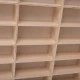 Ξύλινο ράφι για την αποθήκευση καροτσιών και παιχνιδιών - 90 θήκες - Kruzzel