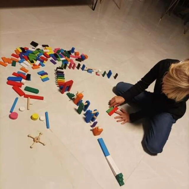 Ξύλινο ντόμινο - 360 κομμάτια - Kruzzel