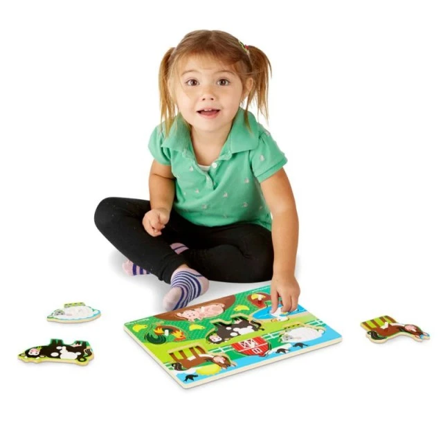 Παζλ φάρμα - 8 κομμάτια - Melissa & Doug