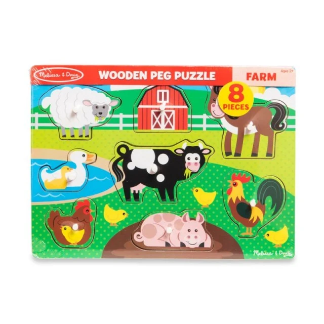 Παζλ φάρμα - 8 κομμάτια - Melissa & Doug