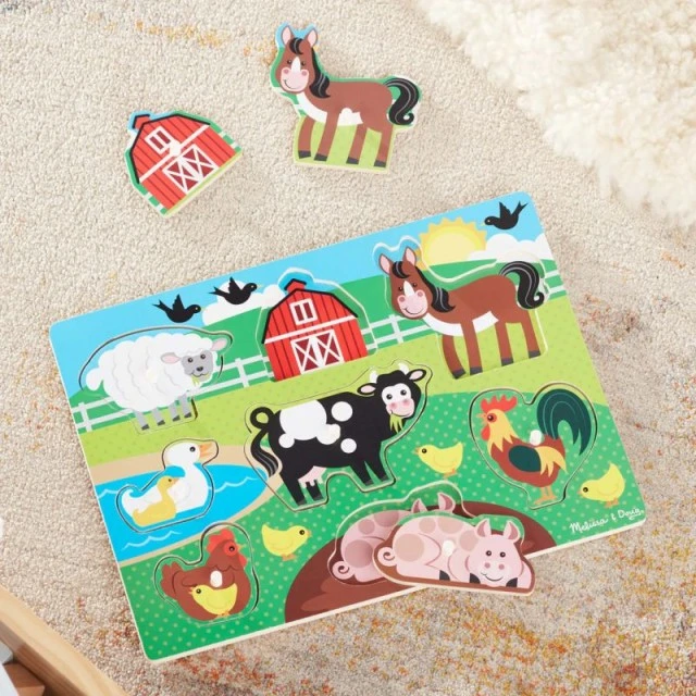 Παζλ φάρμα - 8 κομμάτια - Melissa & Doug