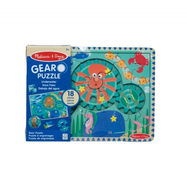 Παζλ Ξύλινο πάτωμα θάλασσας 18 τεμαχίων - Melissa & Doug