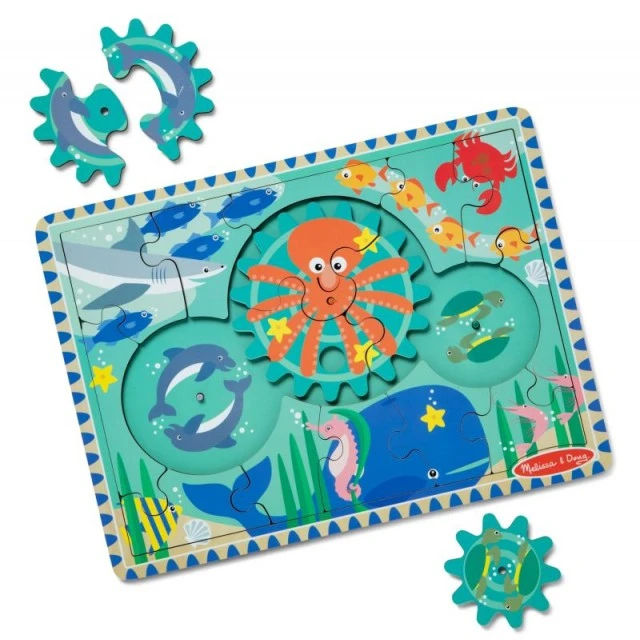 Παζλ Ξύλινο πάτωμα θάλασσας 18 τεμαχίων - Melissa & Doug
