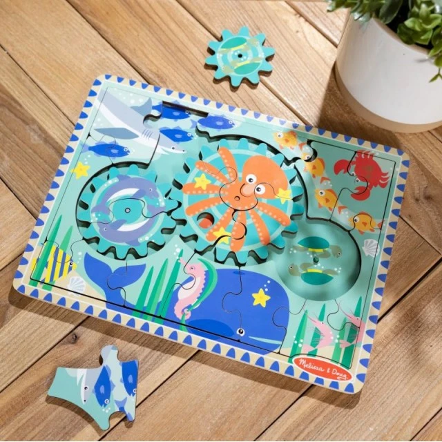 Παζλ Ξύλινο πάτωμα θάλασσας 18 τεμαχίων - Melissa & Doug