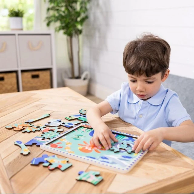 Παζλ Ξύλινο πάτωμα θάλασσας 18 τεμαχίων - Melissa & Doug