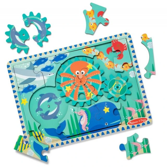 Παζλ Ξύλινο πάτωμα θάλασσας 18 τεμαχίων - Melissa & Doug