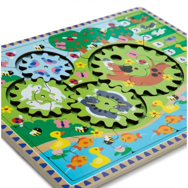 Ξύλινο Παζλ Ζώων - 24 Τεμάχια - Melissa & Doug