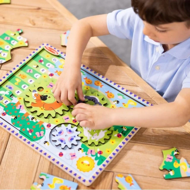 Ξύλινο Παζλ Ζώων - 24 Τεμάχια - Melissa & Doug