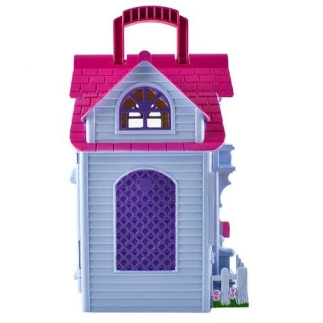 Πτυσσόμενο κουκλόσπιτο με αξεσουάρ παιχνιδιού