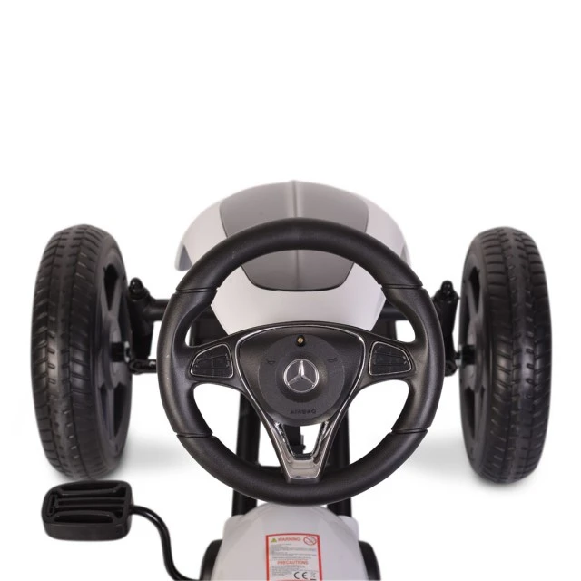 Karting Mercedes Benz Go Kart EVA λευκό