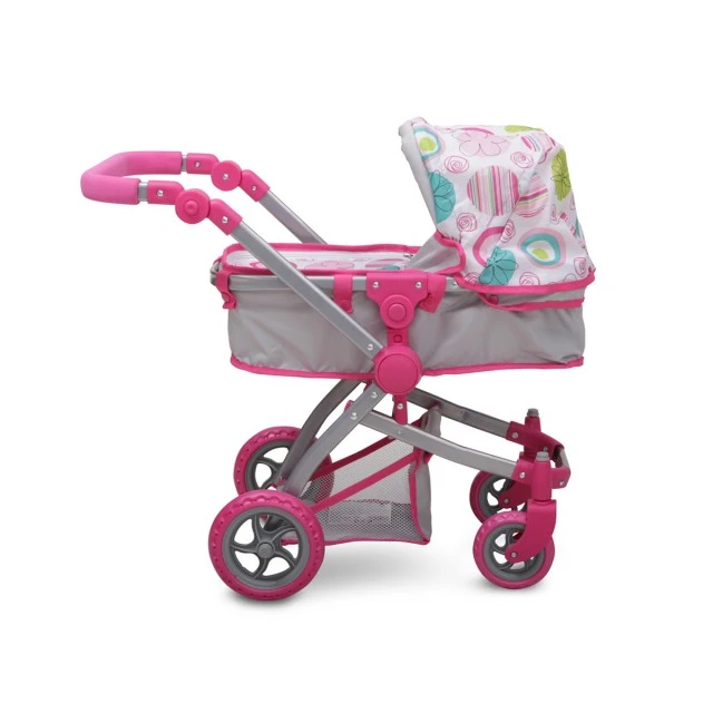 Καρότσι κούκλας Pink Rose 9651B