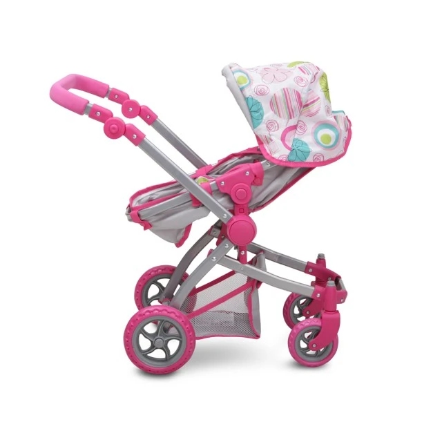 Καρότσι κούκλας Pink Rose 9651B