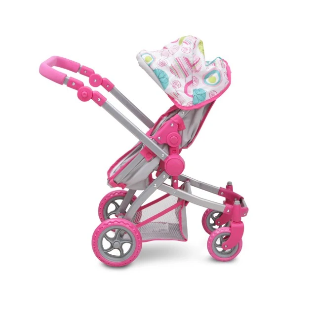 Καρότσι κούκλας Pink Rose 9651B