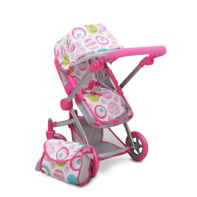 Καρότσι κούκλας Pink Rose 9651B