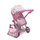Καρότσι κούκλας Pink Rose 9651B
