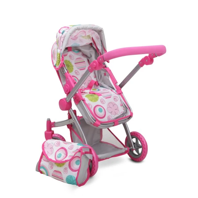 Καρότσι κούκλας Pink Rose 9651B