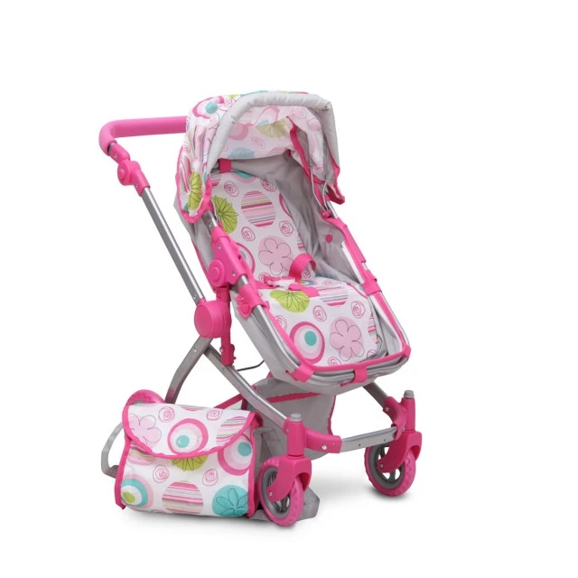 Καρότσι κούκλας Pink Rose 9651B