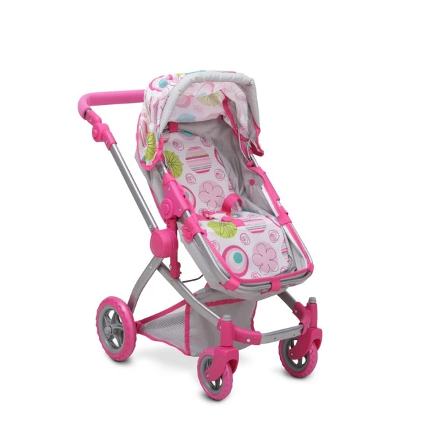 Καρότσι κούκλας Pink Rose 9651B