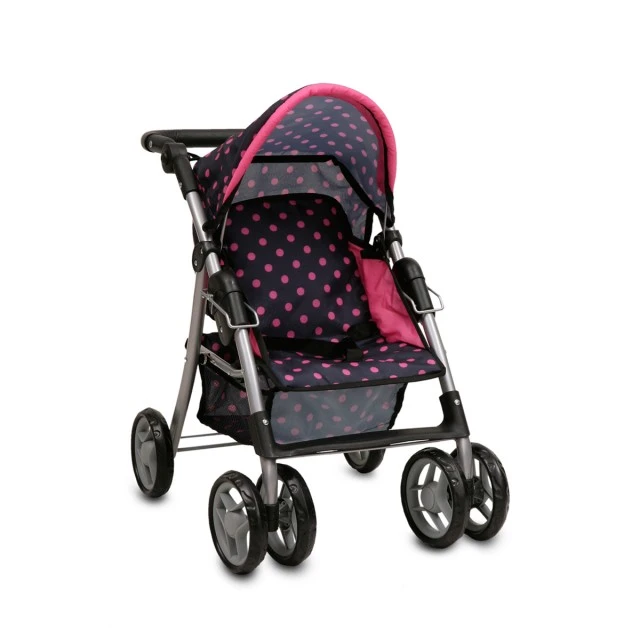 Καρότσι κούκλας Pinky dots 9352